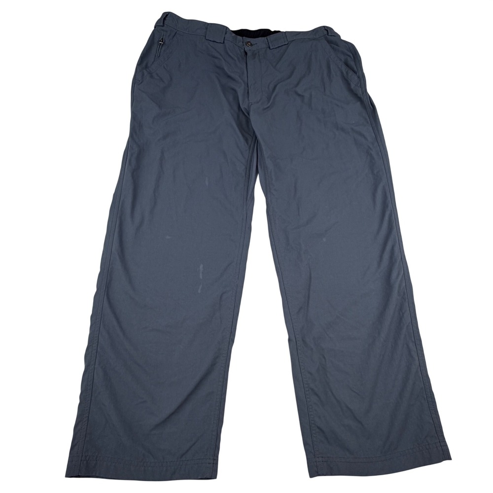 Duluth Trading Co Nylon Cargo Pants Men 2XL x 30 Gray Outdoor Hiking Utility
